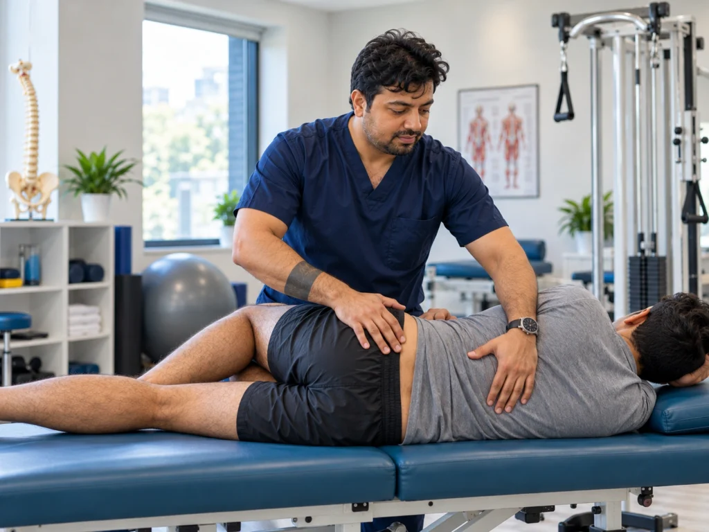 Manual therapy in a rehabilitation clinic