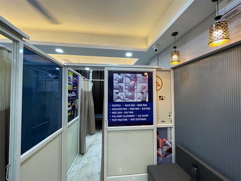 Inside the Midas Physiocare clinic, Indore