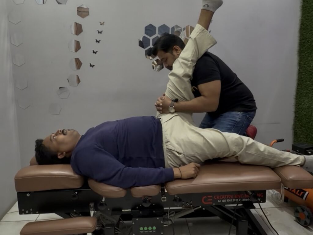 Joint mobilisation during rehabilitation at Midas Physiocare