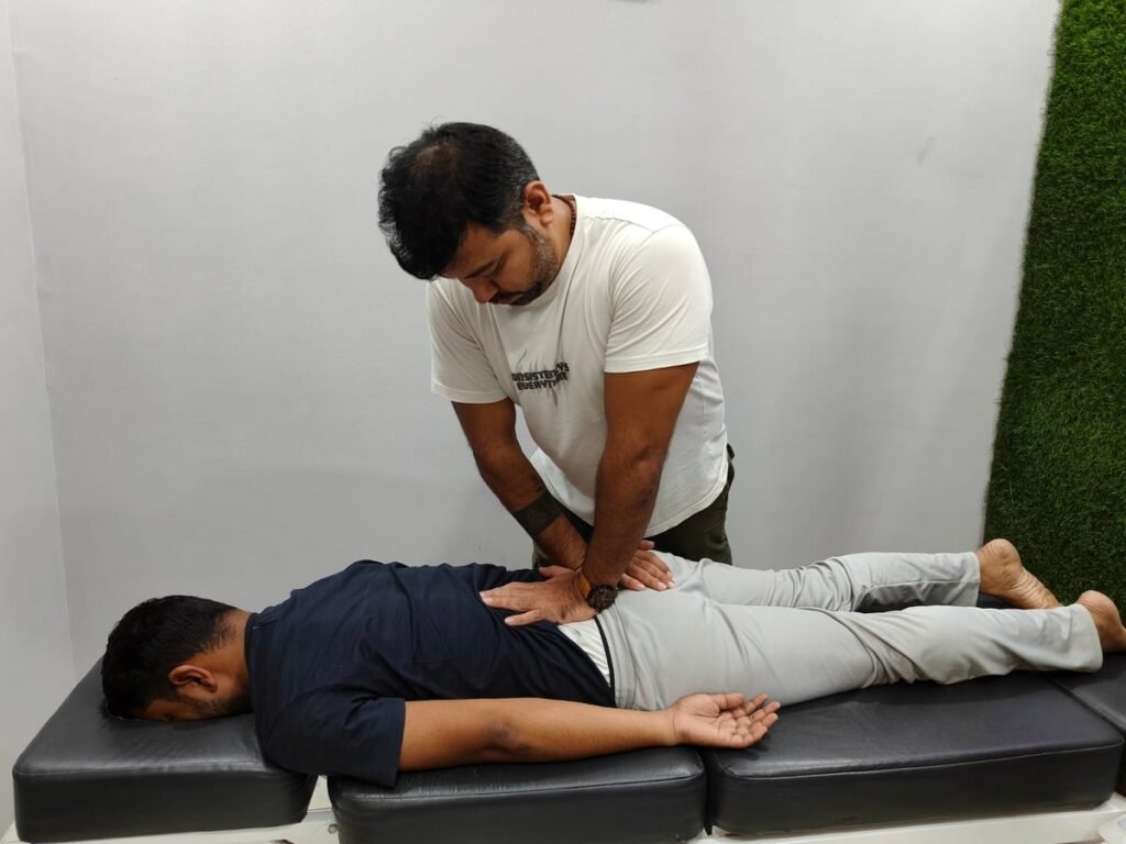 Manual therapy for back pain at Midas Physiocare